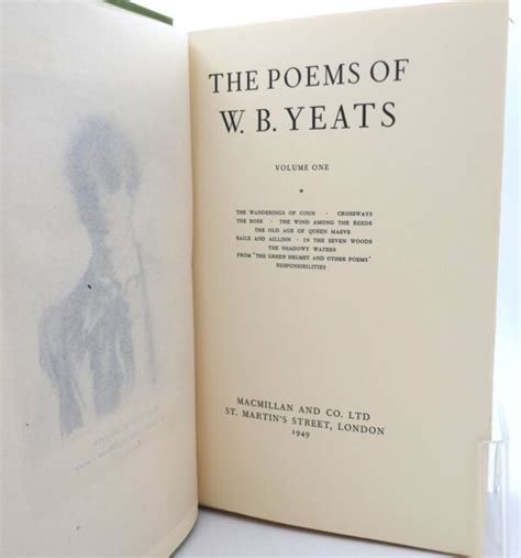 The Poems Of W B Yeats The Definitive Edition 1949 Ulysses Rare Books