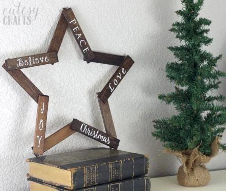 Star Christmas Crafts for Kids and Adults - DIY Candy