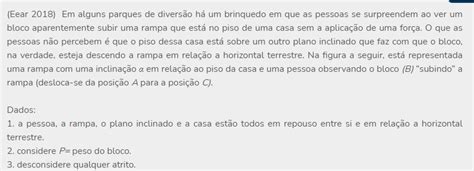 Algu M Explica Porque O Gabarito Letra B Eu N O Entendi Explica