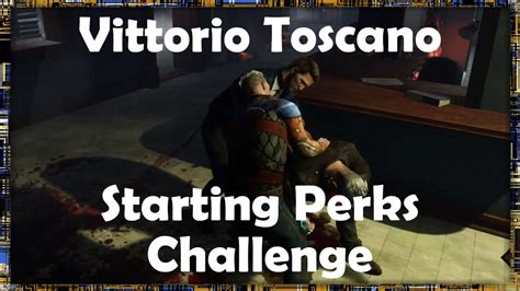 Vittorio Toscano Starting Perks Only Challenge Dead By Daylight Youtube