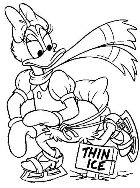 Coloring Page Daisy Duck Coloring Pages 5