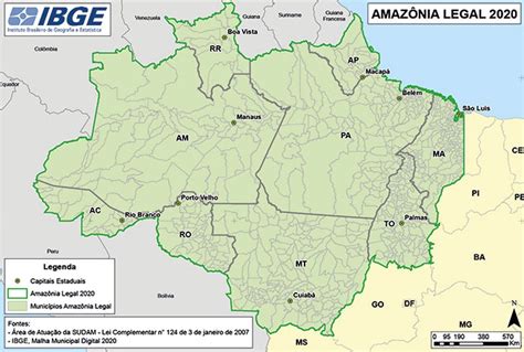 Mapa Da Amazonia Legal