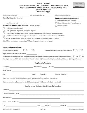 Qme Online Request Fill Online Printable Fillable Blank Pdffiller