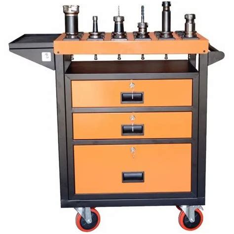 Brahmand Mild Steel Cnc Vmc Tool Trolley Advance Capacity Kg