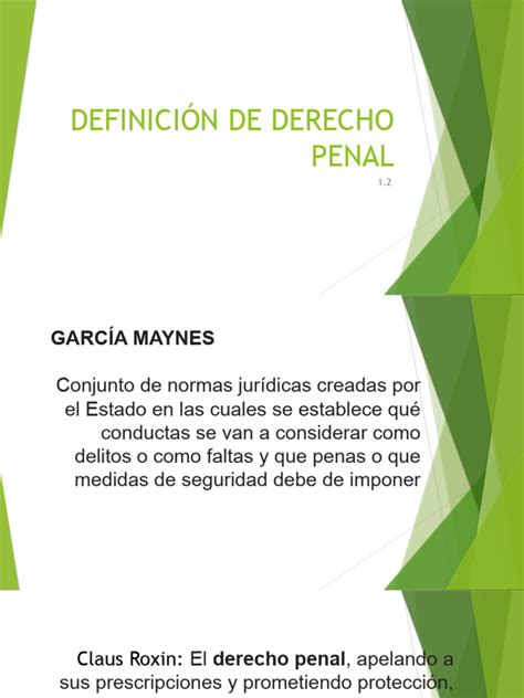 Definición De Derecho Penal 12 Pdf Derecho Penal Castigos