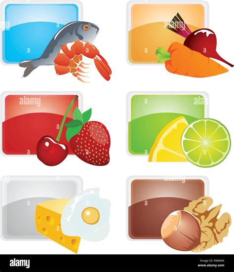 Set Of Food Vector Icons Stock Vector Image Art Alamy