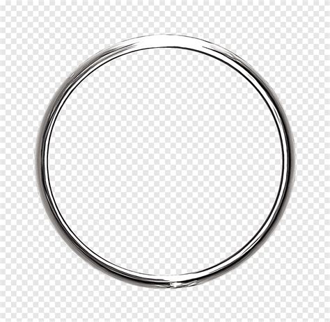 Silver Colored Ring Keychain Ring Metal Circular Border Border Gold