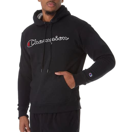 Champion Gf89h Graphic Powerblend Fleece Hoodie W Applique Ebay