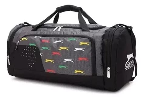 Bolso Deportivo Reforzado Gimnasio Viaje Urbano Grande Color Negro