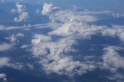 Premium Photo | Clouds view from the plane window