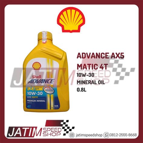 Jual Oli Shell Advance Ax Matic T W Mineral Oil Ml Pack