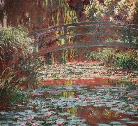 Le Pont Sur Le Bassin Aux Nymph As Giverny C Monet W Monet