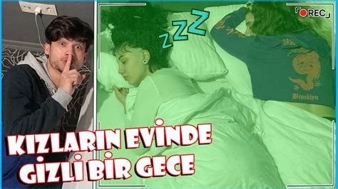 Kiz ArkadaŞimin Evİne Gece Gİzlİce Gİrdİm Çok Korktular Youtube