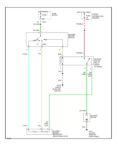 Электросхемы СИСТЕМА КОНДИЦИОНЕРА Dodge Ram Van B3500 1996 Wiring Diagrams For Cars