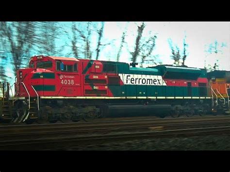 Ferromex And Bnsf Engines On Csx Freight Train Youtube