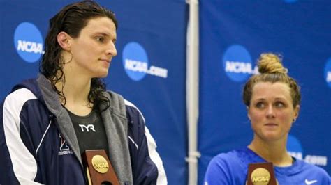 Ncaa All American Swimmer We Were Forced To Share Locker Room W Lia