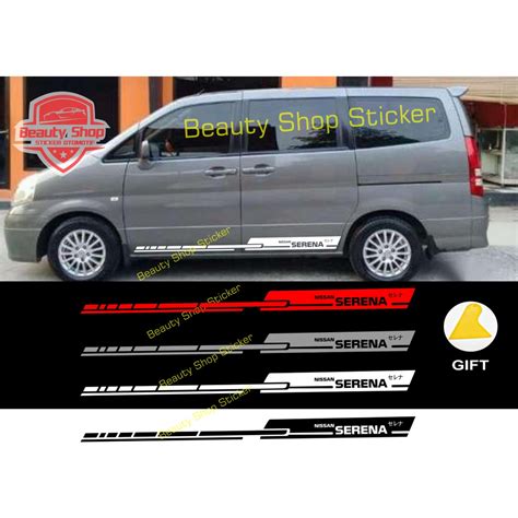 Jual Stiker Nissan Serena Stciker Mobil Serena Kanji Jdm Style List