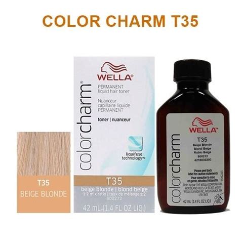 Wella Color Charm Liquid Hair Toner 14oz T35 Beige Blonde 381519047732