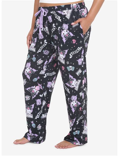 Kuromi Crystal Ball Pajama Pants Plus Size Hot Topic