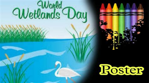 World Wetland Day Poster Drawing2022protect Wetlands Postersave