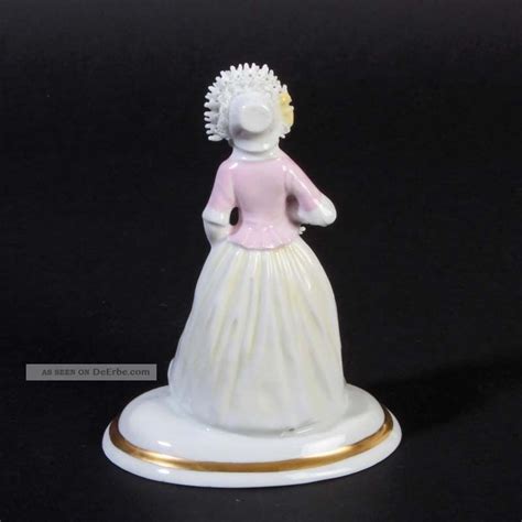 Lady Mit Schirm Lacework Sitzendorf Porzellan Th Ringen Figur Porcelain