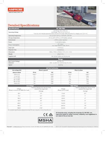 Lcd Kv Amprobe Tic A Hot Stick For Industrial At Rs Piece In New Delhi