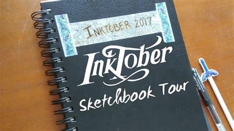 Sketchbook Tour Inktober 2017 YouTube