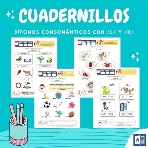 PACK Cuadernillos Dífonos con l salduu