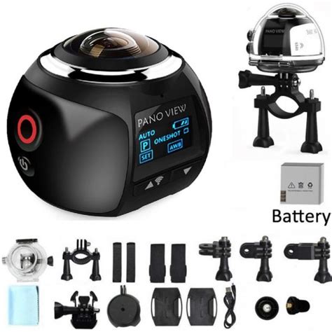 BOBLOV Ultra HD 360 Action Waterproof Sport Wifi Panoramic Camera