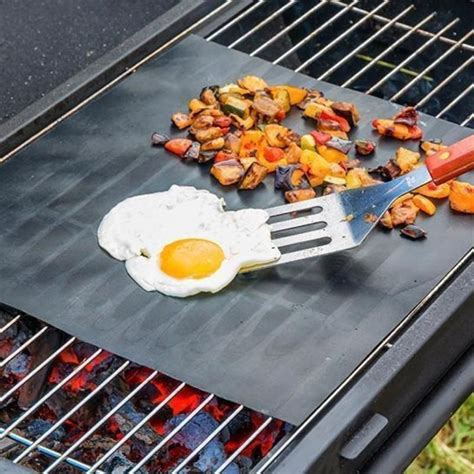 Chefenjoy Tapis De Cuisson Barbecue Four R Utilisable Anti Adh Sif