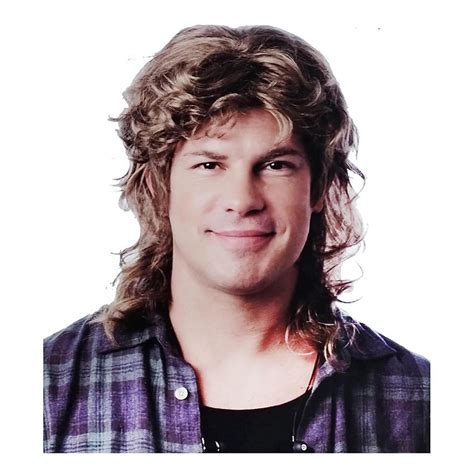 Hipster Mullet MIxed Mixed Blonde Costume Wig Oriental Trading