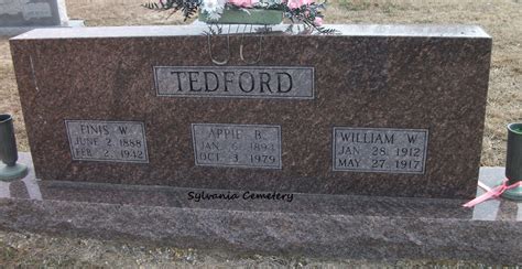 Appie Lee Bennett Tedford Find A Grave Memorial