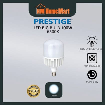 PRESTIGE LED Big Bulb 100W 6500K SIRIM 1 Year Warranty