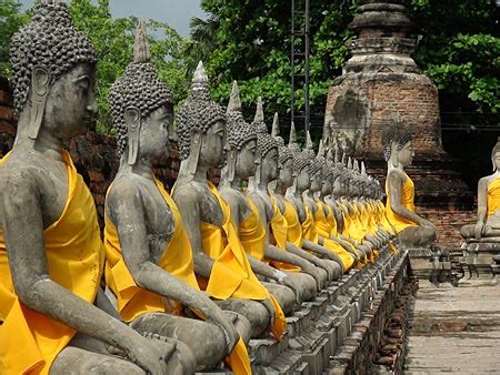 Wat Yai Chai Mongkol Or Mongkhon Built During The Early Period Of