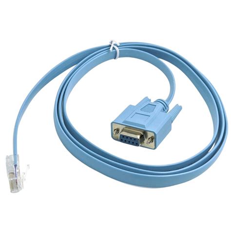 CAVO ADATTATORE SERIALE RS232 DB9 LAN ETHERNET RJ 45 CISCO FIREWALL