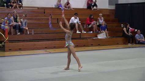 Nola Empringham Level Hoop Routine Rhythmic Gymnastics Region