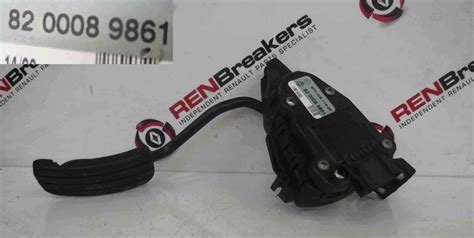 Renault Clio Kangoo 2001 2006 Accelerator Pedal Potentiometer Throttle