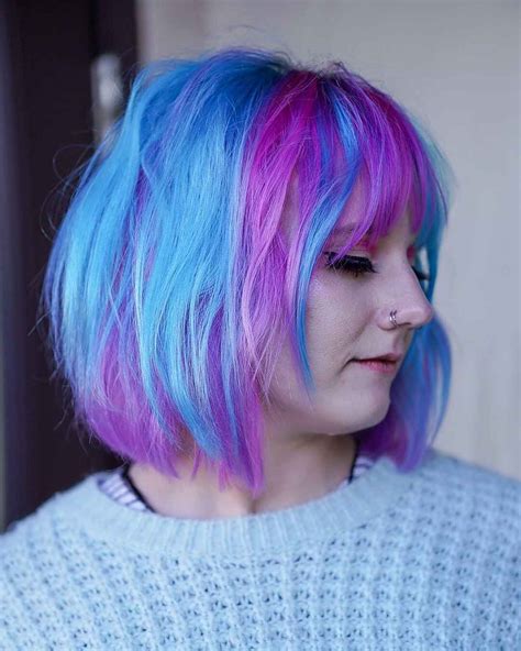 25 Incredible Examples of Blue and Purple Hair in 2022