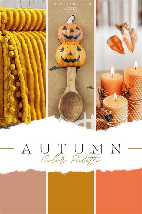 Autumn Color Palette Home & Kitchen Decor Items | Fall color palette ...