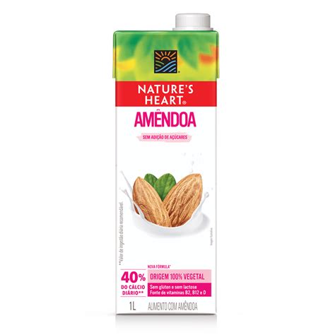 Bebida Vegetal Natures Heart Amêndoa 1l Sams Club