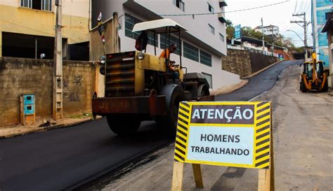 Cachoeiro ES Trecho De Avenida No Vila Rica Recebe Asfalto Novo