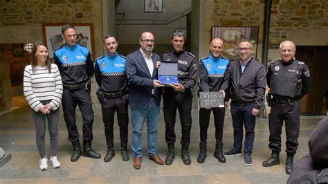 Ponferrada rinde homenaje a los cuatro policías municipales