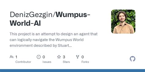 GitHub - DenizGezgin/Wumpus-World-AI: This project is an attempt to design an agent that can ...