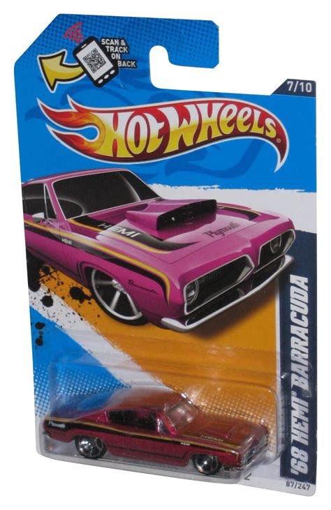 Hot Wheels Muscle Mania Mopar Lavender Hemi Barracuda Toy Car Walmart