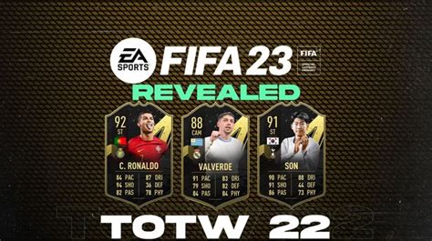 Fifa 23 Totw 22 Squad Revealed Featuring Cristiano Ronaldo And Heung