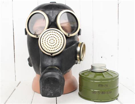 Soviet Army Gas Mask GP 7 Russian Military Soviet Gas Mask Etsy