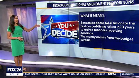 Texas Constitutional Amendments Proposition 9and10 Fox 26 Houston