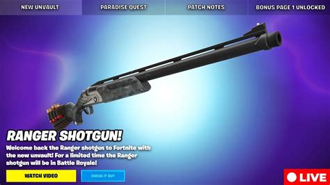 NEW RANGER SHOTGUN Is OP In FORTNITE YouTube