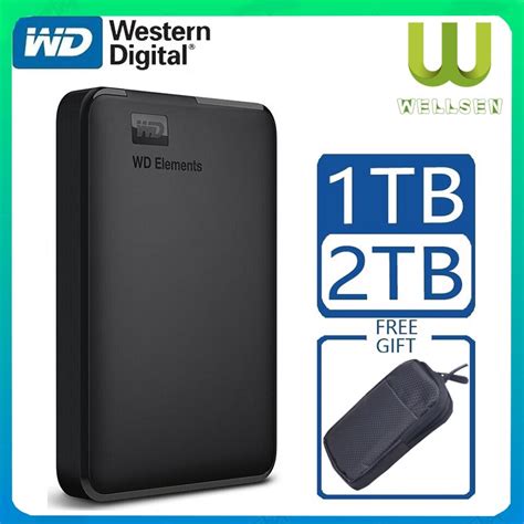 Jual WD Elements 1TB 2TB HDD HD Hardisk Harddisk External 2 5