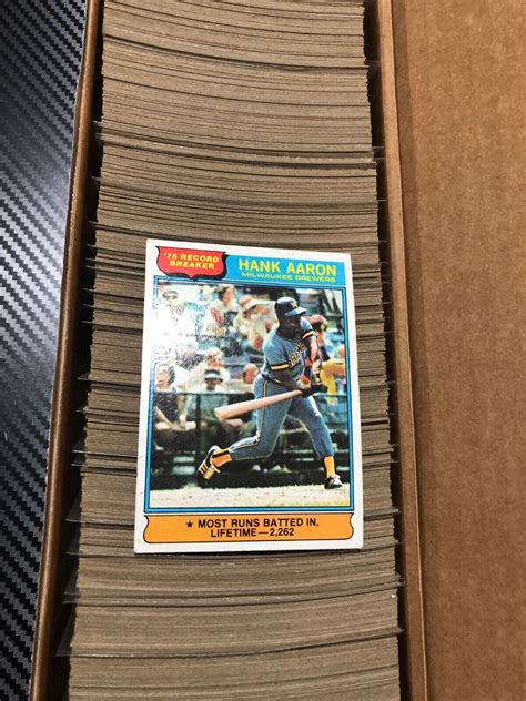 Topps Baseball Complete Set Eckersley Randolph Rcs Ex Mt